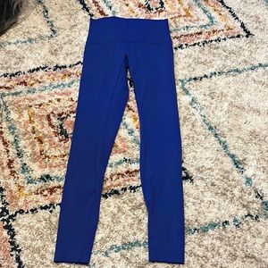 Lululemon leggings, pretty blue color. Size 8.